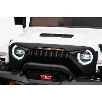 Auto na akumulator Extreme Sport 4x4 Zmienna Wielkość Biały SX2539.BIA